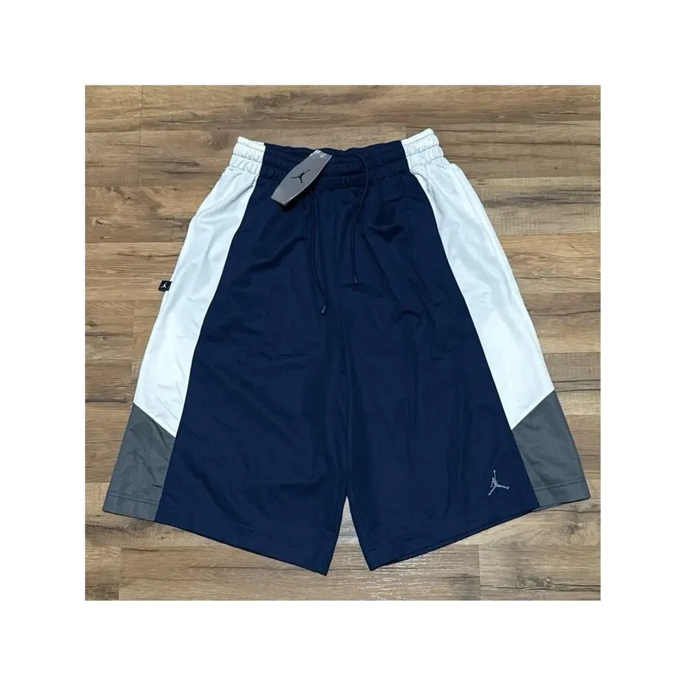 2006 Air Jordan Navy Blue White Vintage Baggy Basketball Y2K 143856-411 Shorts